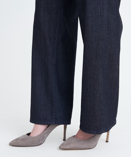 YANUK（ヤヌーク）の「ワイドストレート"LILITH"（デニムパンツ・レディース・ワンウォッシュ・21inch/22inch/23inch/24inch/25inch/26inch/27inch）」の11枚目の写真