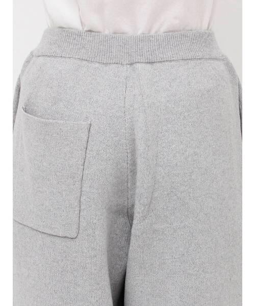 Ungrid(アングリッド)の「カシミヤ混ニットパンツ(その他パンツ・レディース・ブラック/ライトグレー・FREE)」の12枚目の写真