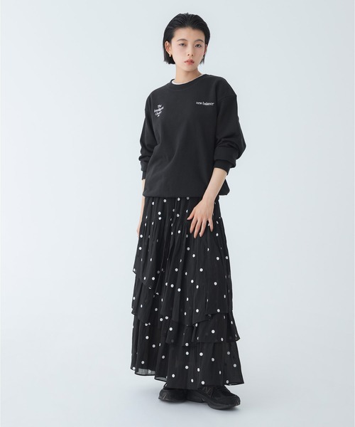 NEW BALANCE（ニューバランス）の「リニアロゴクルー（スウェット・メンズ・ブラック/アイボリー/ライトグレー・SMALL/MEDIUM/LARGE/XX-LARGE/X-LARGE）」の19枚目の写真