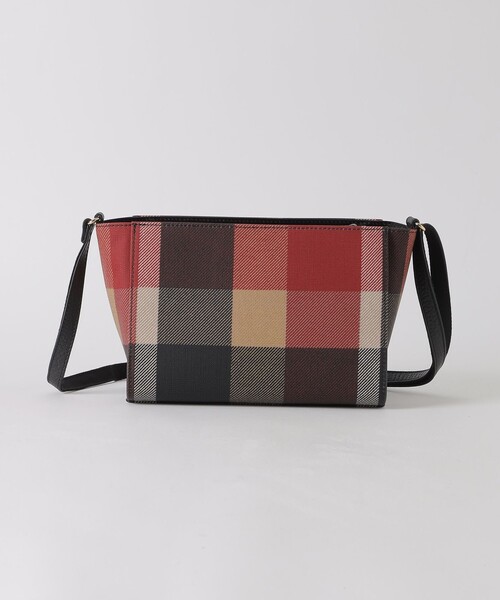 BLUE LABEL CRESTBRIDGE（ブルーレーベルクレストブリッジ）の「クレストブリッジチェックPVCミニショルダー（ショルダーバッグ・レディース・レッド/ベージュ系その他/ダークネイビー/ブルー系その他2・FREE）」の8枚目の写真