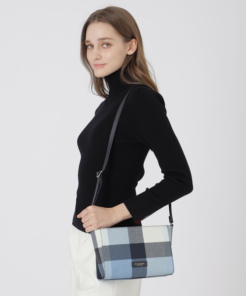 BLUE LABEL CRESTBRIDGE（ブルーレーベルクレストブリッジ）の「クレストブリッジチェックPVCミニショルダー（ショルダーバッグ・レディース・レッド/ベージュ系その他/ダークネイビー/ブルー系その他2・FREE）」の22枚目の写真