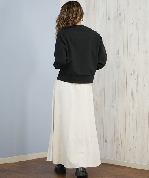 Hurley （ハーレー）の「Hurley/ハーレー THERMAL CARDIGAN カーディガン ワンポイントロゴ WCLS252047（Tシャツ/カットソー・レディース・オフホワイト/ブラック/マルーン・M）」の7枚目の写真