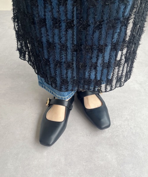 WA ORiental TRaffic（ダブルエーオリエンタルトラフィック）の「柔らかストラップフラットパンプス/52317（パンプス・レディース・ベージュ/ピンク/ブラック・34/35/36/37/38/39/40/41/42/43/33）」の13枚目の写真