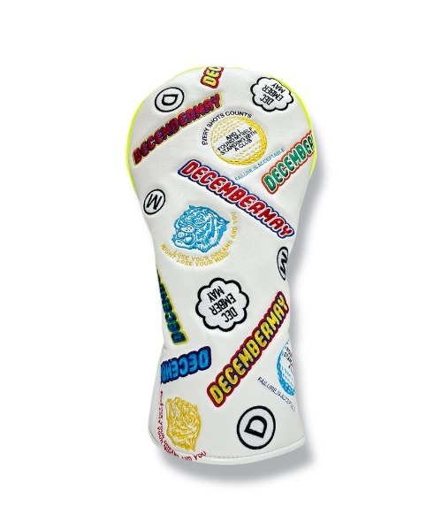 Embroidery head cover for driver（ゴルフグッズ）｜DECEMBERMAY