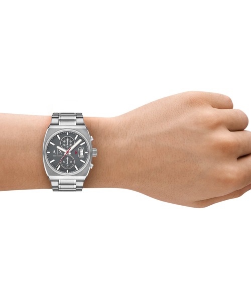 ARMANI EXCHANGE（アルマーニエクスチェンジ）の「アルマーニ・エクスチェンジ 腕時計 メンズ アナログ ステンレス AX2820（アナログ腕時計・メンズ・シルバー・FREE）」の2枚目の写真