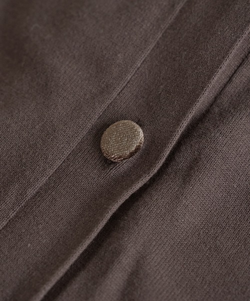 ROPE' PICNIC（ロペピクニック）の「Vネックフォルムカーディガン（カーディガン/ボレロ・レディース・ブラック/ブラウン/モスグリーン/キナリ・FREE）」の12枚目の写真