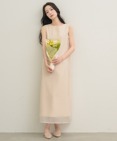 NEUNA(ヌナ)の「シアーレイヤードワンピース(ワンピース・レディース・アイボリー/ブラック・MEDIUM/LARGE)」の20枚目の写真