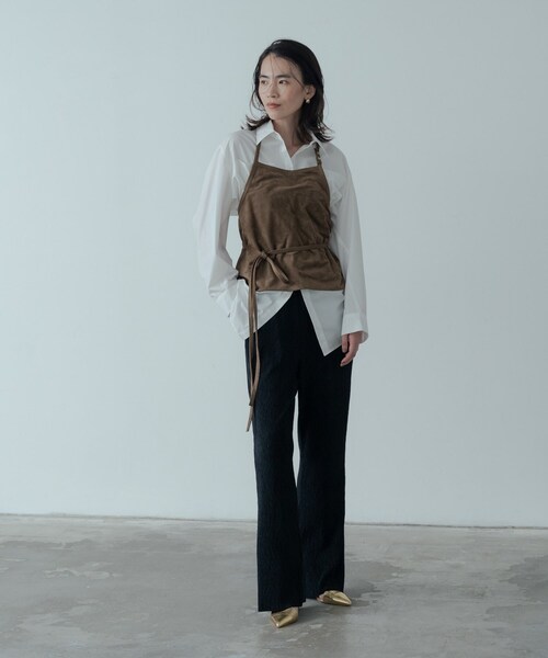 GALLEST(ギャレスト)の「ベロアフレアパンツ(その他パンツ・レディース・ダークブラウン/ブラック・34/38)」の13枚目の写真