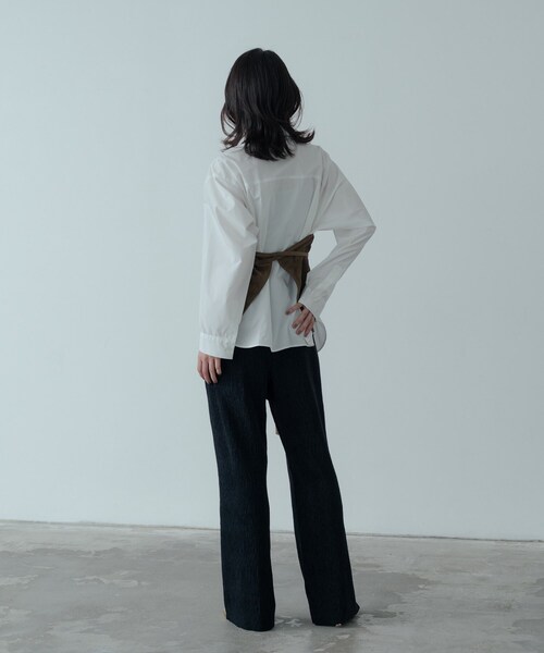 GALLEST(ギャレスト)の「ベロアフレアパンツ(その他パンツ・レディース・ダークブラウン/ブラック・34/38)」の6枚目の写真