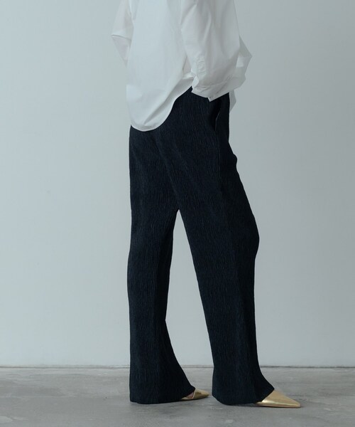 GALLEST(ギャレスト)の「ベロアフレアパンツ(その他パンツ・レディース・ダークブラウン/ブラック・34/38)」の8枚目の写真