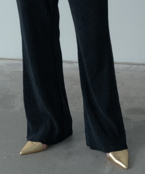 GALLEST(ギャレスト)の「ベロアフレアパンツ(その他パンツ・レディース・ダークブラウン/ブラック・34/38)」の5枚目の写真