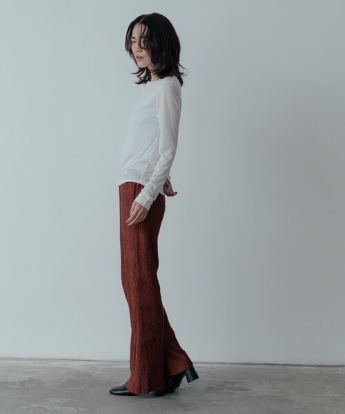 GALLEST(ギャレスト)の「ベロアフレアパンツ(その他パンツ・レディース・ダークブラウン/ブラック・34/38)」の19枚目の写真