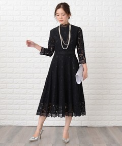 セール】ベロアカットワークワンピース（ワンピース）｜EIMY