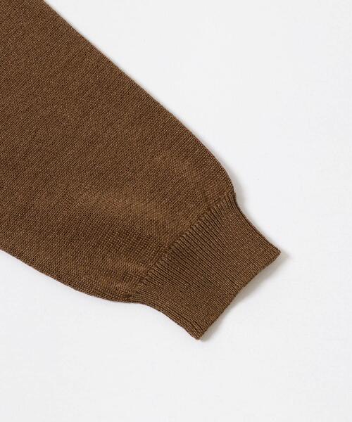 URBAN RESEARCH DOORS（アーバンリサーチドアーズ）の「ウォッシャブルドライニットカーディガン（カーディガン/ボレロ・レディース・ブラウン/グレー/ブラック・MEDIUM）」の18枚目の写真