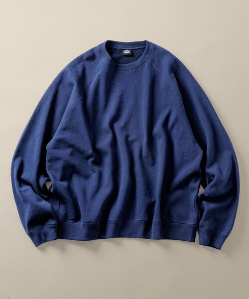 FREAK'S STORE（フリークスストア）の「限定展開 12oz ヘビーウェイト ビッグシルエット ラグランスリーブ クルーネックスウェット（スウェット・メンズ・ブラック/ネイビー/アッシュグレー/スミクロ/杢グレー・SMALL/MEDIUM/LARGE）」の5枚目の写真