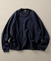 限定展開 12oz ヘビーウェイト ビッグシルエット ラグランスリーブ クルーネックスウェット
