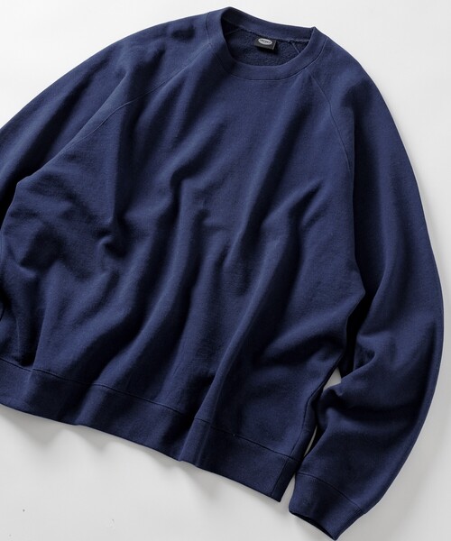 FREAK'S STORE（フリークスストア）の「限定展開 12oz ヘビーウェイト ビッグシルエット ラグランスリーブ クルーネックスウェット（スウェット・メンズ・ブラック/ネイビー/アッシュグレー/スミクロ/杢グレー・SMALL/MEDIUM/LARGE）」の18枚目の写真