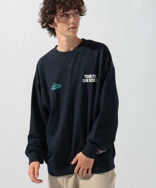 Russell スウェット 90s メキシコ製 RUSSELLラッセル 無地 前V スウェット 黒 M