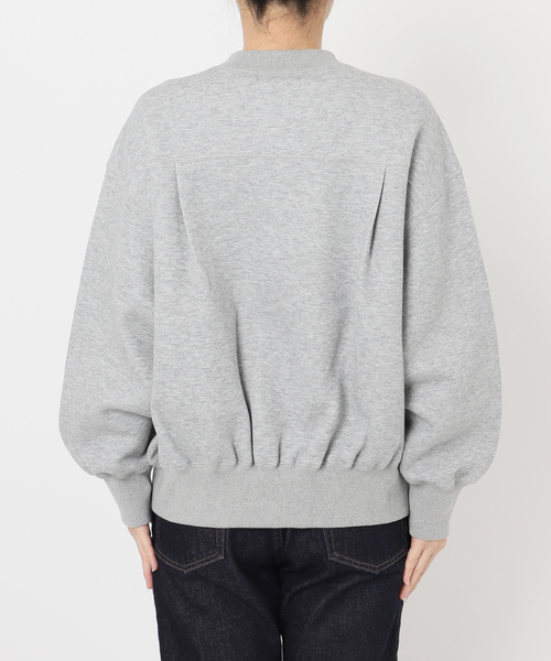 IENA クルーネックカーディガンシルバー echecs クルーネックカーディガン（カーディガン）｜SLOBE IENA