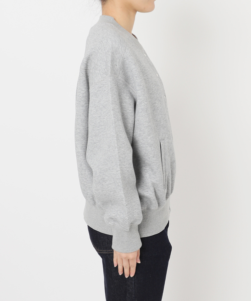IENA クルーネックカーディガンシルバー to608-02971-02b.jpg?basethum=225