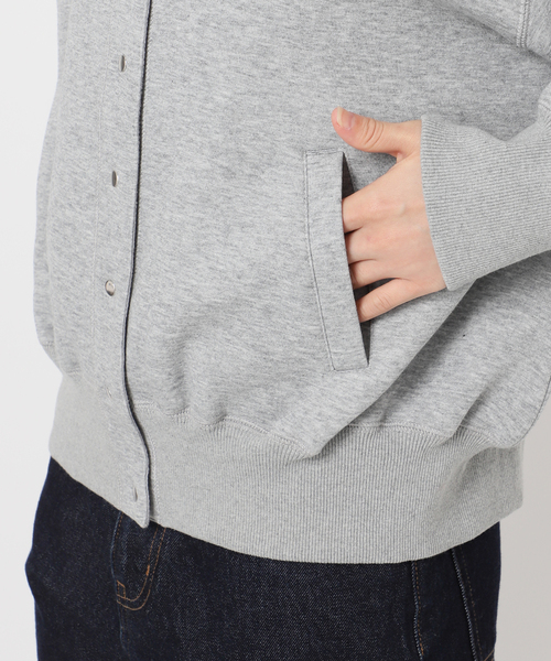 IENA ネイビー ボタン付きカーディガン 美品 IENA イエナ カーディガン ネイビー ホワイト 紺白 サイズ:FREE