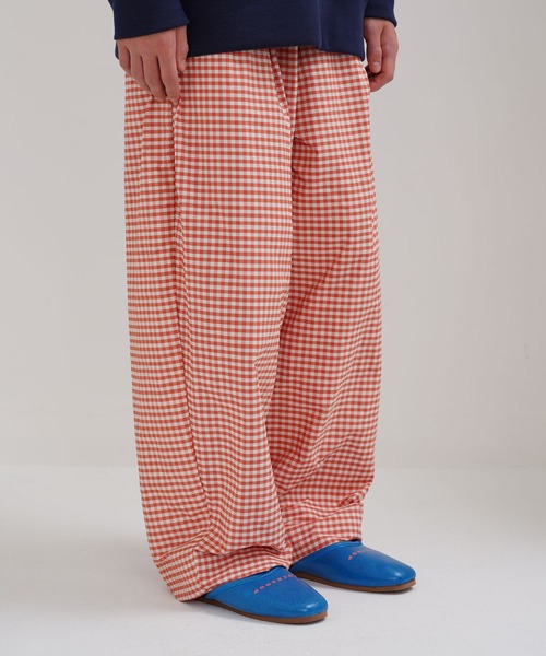 TUCKSHOP(タックショップ)の「TUCKED TROUSERS(タックドトラウザーズ)(スラックス・メンズ・オレンジ・1/2)」の9枚目の写真