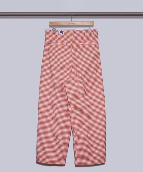 TUCKSHOP(タックショップ)の「TUCKED TROUSERS(タックドトラウザーズ)(スラックス・メンズ・オレンジ・1/2)」の6枚目の写真