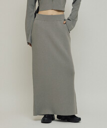 Firsthand | Firsthand/ファーストハンド 機能性素材 シルク入り ニットタイトスカート / 抗ピル / マシンウォッシャブル(スカート)