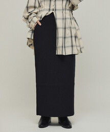 Firsthand | Firsthand/ファーストハンド 機能性素材 シルク入り ニットタイトスカート / 抗ピル / マシンウォッシャブル(スカート)