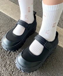 厚底ストラップシューズ