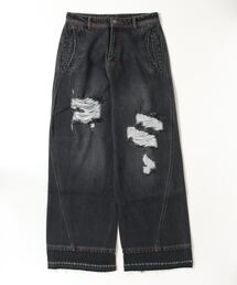 GEN_DAI | GEN_DAI/ゲンダイ/DAMEGE WIDE DENIM(デニムパンツ)