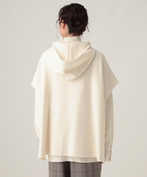 Elura（エルーラ）の「もっちりモイストフードジレ/582762（ベスト・レディース・ブラウン/ホワイト/ブラック・FREE）」の15枚目の写真