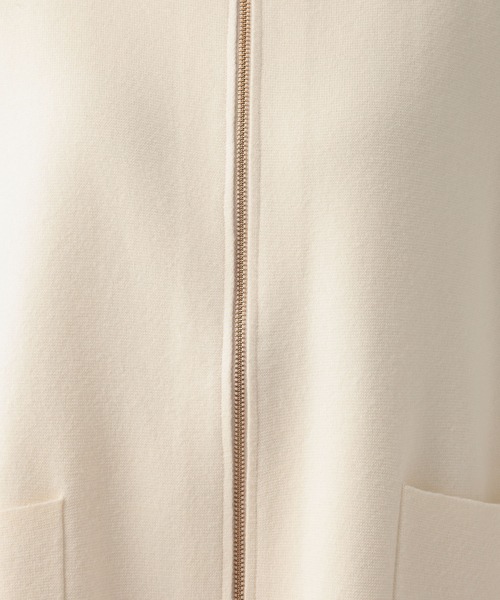 Elura（エルーラ）の「もっちりモイストフードジレ/582762（ベスト・レディース・ブラウン/ホワイト/ブラック・FREE）」の21枚目の写真