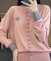 バイカラー」に該当するトップス（ピンク/桃色系）ファッション