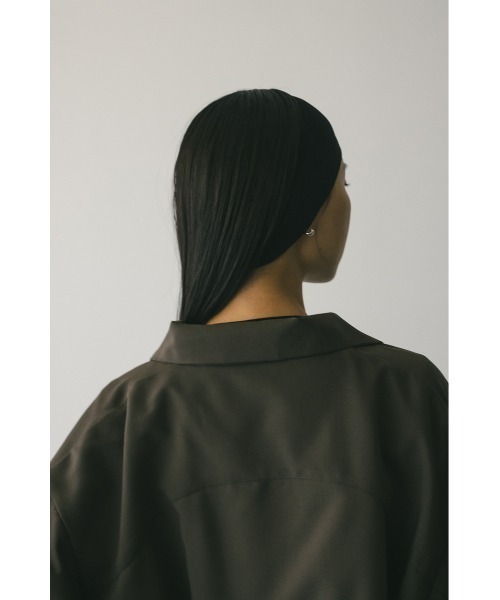 STYLEMIXER（スタイルミキサー）の「スタンドネックショートロンパース（つなぎ/オールインワン・レディース・ブラウン/ブラック・SMALL/MEDIUM）」の12枚目の写真