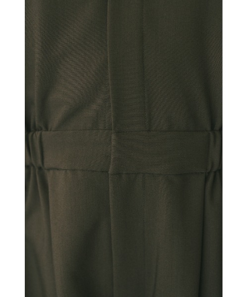 STYLEMIXER（スタイルミキサー）の「スタンドネックショートロンパース（つなぎ/オールインワン・レディース・ブラウン/ブラック・SMALL/MEDIUM）」の14枚目の写真