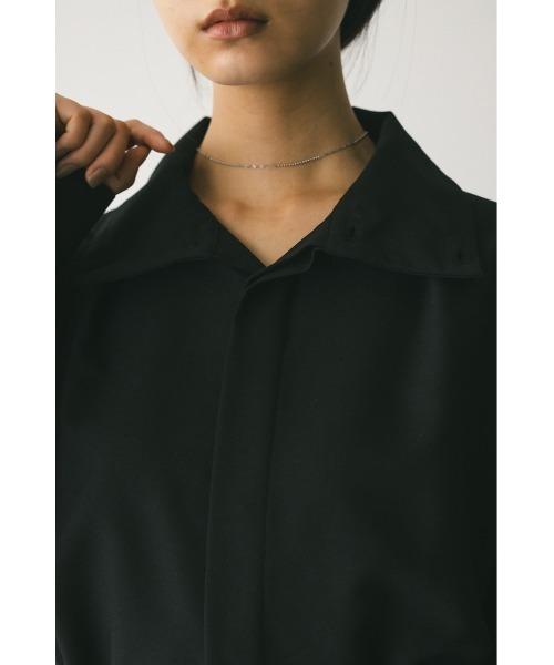 STYLEMIXER（スタイルミキサー）の「スタンドネックショートロンパース（つなぎ/オールインワン・レディース・ブラウン/ブラック・SMALL/MEDIUM）」の21枚目の写真