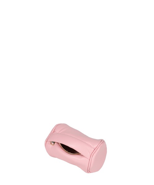 Nodress(ノードレス)の「NODRESS PINK RHINESTONE BRASS KNUCKLES LEATHER HANDBAG(ハンドバッグ・レディース・ピンク・OS)」の5枚目の写真