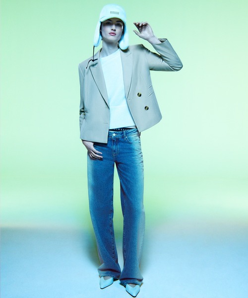 ARMANI EXCHANGE(アルマーニエクスチェンジ)の「【A|X アルマーニ エクスチェンジ】カジュアルジャケット(テーラードジャケット・レディース・ベージュ・0/2/4/6)」の7枚目の写真