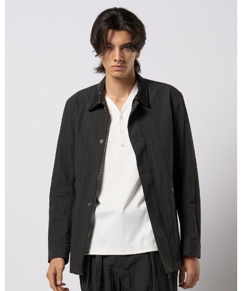 wjk（ダヴルジェイケイ）の「zip coverall jacket（その他アウター・メンズ・ダークネイビー/ブラック・SMALL/MEDIUM/LARGE/X-LARGE）」の3枚目の写真