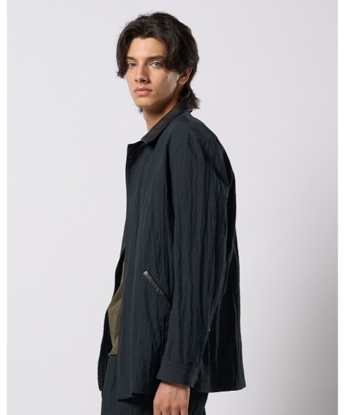 wjk（ダヴルジェイケイ）の「zip coverall jacket（その他アウター・メンズ・ダークネイビー/ブラック・SMALL/MEDIUM/LARGE/X-LARGE）」の7枚目の写真