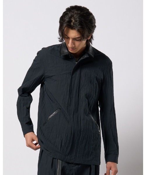 wjk（ダヴルジェイケイ）の「zip coverall jacket（その他アウター・メンズ・ダークネイビー/ブラック・SMALL/MEDIUM/LARGE/X-LARGE）」の9枚目の写真