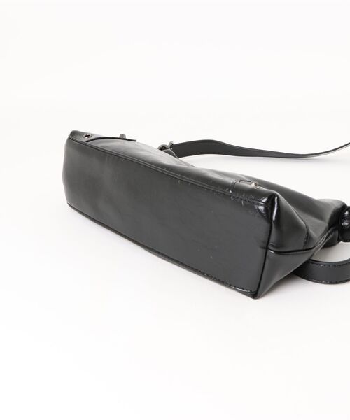 Burner(バーナー)の「【OKUOKU 0909】ヴィンテージ風レザー 2WAY ショルダーバッグ oku-bag-35-27(ショルダーバッグ・レディース・ブラック/ダークブラウン・FREE)」の4枚目の写真
