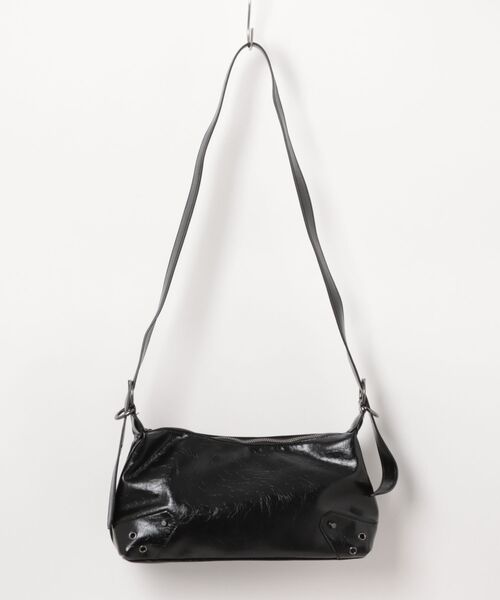 Burner(バーナー)の「【OKUOKU 0909】ヴィンテージ風レザー 2WAY ショルダーバッグ oku-bag-35-27(ショルダーバッグ・レディース・ブラック/ダークブラウン・FREE)」の10枚目の写真