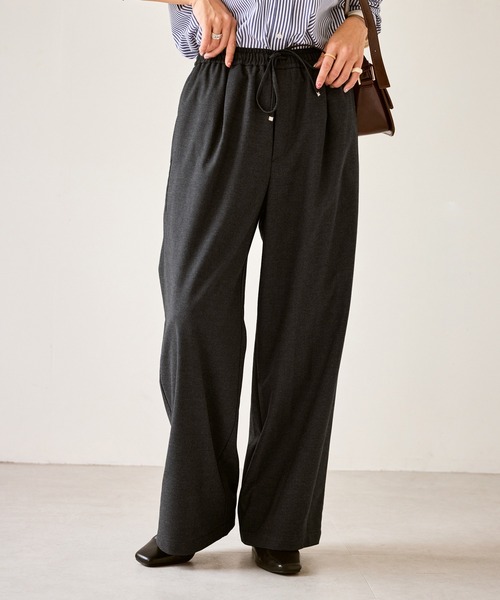 ROPE' PICNIC（ロペピクニック）の「イージーワイドパンツ/リンクコーデ（その他パンツ・レディース・ベージュ系その他2/グレー/グレー系その他・36/40/38）」の20枚目の写真