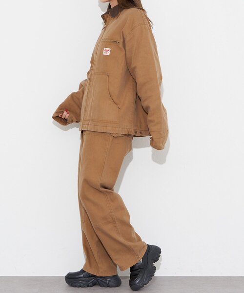 セール】コーデュロイカラーダックワークジャケット（ブルゾン