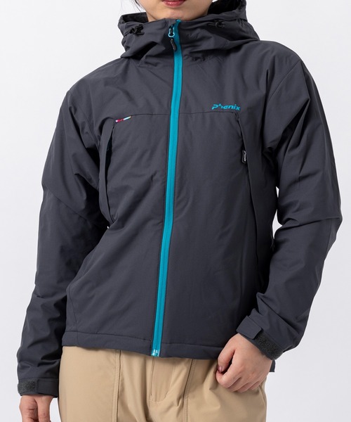 phenix outdoor(フェニックスアウトドア)の「phenix outdoor(フェニックスアウトドア)マイクロリップストップ ハイスペック アウトドア マウンテンパーカー(吸水速乾/撥水性)(マウンテンパーカー・レディース・マジェンタ/ライトグレー/チャコール・M/L)」の3枚目の写真