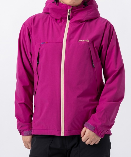 phenix outdoor(フェニックスアウトドア)の「phenix outdoor(フェニックスアウトドア)マイクロリップストップ ハイスペック アウトドア マウンテンパーカー(吸水速乾/撥水性)(マウンテンパーカー・レディース・マジェンタ/ライトグレー/チャコール・M/L)」の1枚目の写真