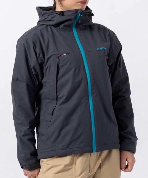 phenix outdoor(フェニックスアウトドア)の「phenix outdoor(フェニックスアウトドア)マイクロリップストップ ハイスペック アウトドア マウンテンパーカー(吸水速乾/撥水性)(マウンテンパーカー・レディース・マジェンタ/ライトグレー/チャコール・M/L)」の13枚目の写真