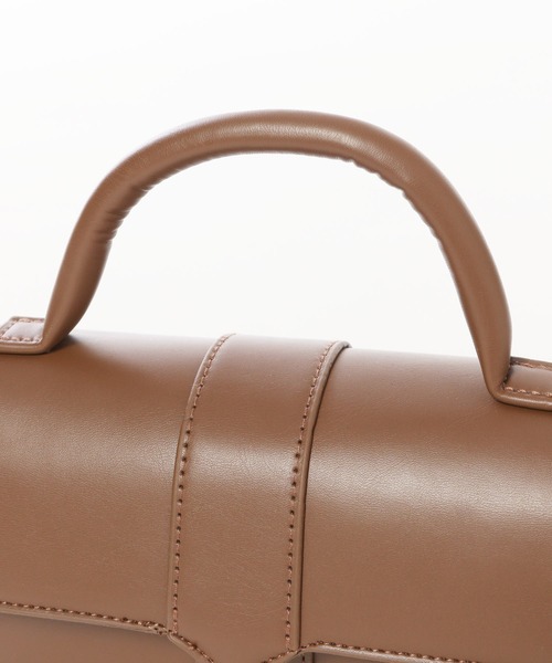 mysty woman（ミスティウーマン）の「ノーブルフラップBAG　608042（ショルダーバッグ・レディース・ブラック/ブラウン・FREE）」の5枚目の写真